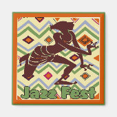 Jazz Fest Dancer ook Magneet (Voorkant)