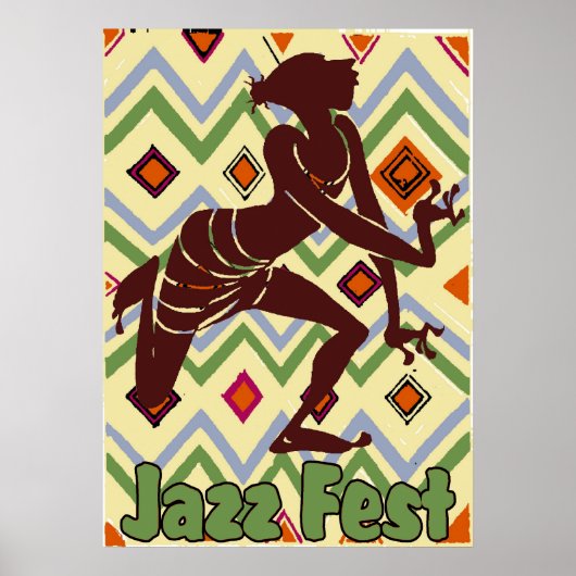 Jazz Fest Dancer ook Poster (Voorkant)