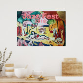 Jazz Fest Du Jardin 2018, bewerkt tekst Poster (Keuken)