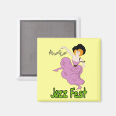 Jazz Fest Follies Magneet (Voorkant / Achterkant)