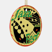 Jazz Fest Guitar 2012 Keramisch Ornament (Rechts)