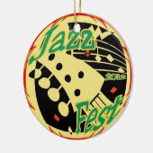 Jazz Fest Guitar 2012 Keramisch Ornament (Links)