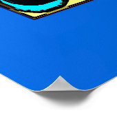 Jazz Fest Guitar in Blue 2020 Poster (Hoek)