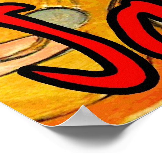 Jazz Fest Guitars 2 Poster (Hoek)