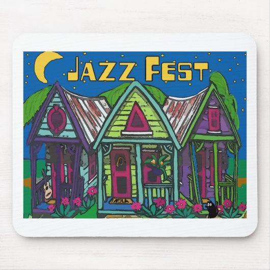 Jazz fest Houses Muismat (Voorkant)