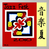 Jazz Fest Kanji Poster (Voorkant)