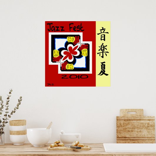 Jazz Fest Kanji Poster (Keuken)
