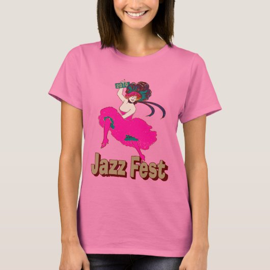 Jazz Fest LAdy 2010 T-shirt (Voorkant)