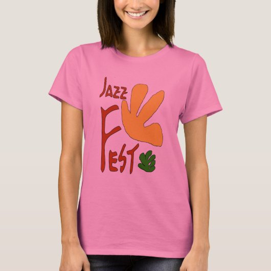 Jazz Fest Leaves T-shirt (Voorkant)