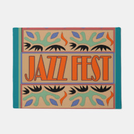 Jazz Fest naam of adres toevoegen Deurmat