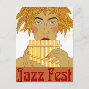 Jazz Fest Pan Briefkaart