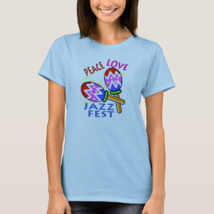 Jazz Fest Peace Love T-shirt