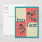 Jazz Fest Pellies Briefkaart (Voorkant / Achterkant)