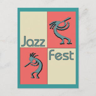 Jazz Fest Pellies Briefkaart