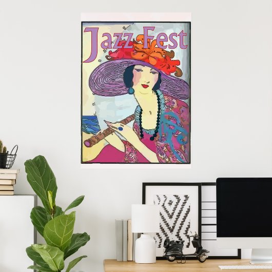 Jazz Fest Poster (Thuiskantoor)