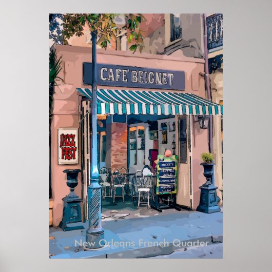 Jazz Fest Poster, voeg tekst toe Poster (Voorkant)