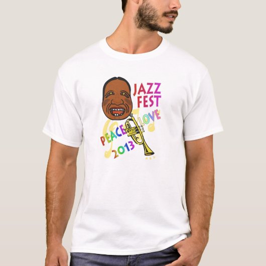 Jazz Fest Satchmo 2013 T-shirt (Voorkant)