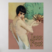  Jazz Fest Singer Poster (Voorkant)