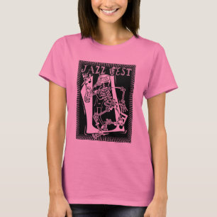 Jazz Fest Skelton T-shirt