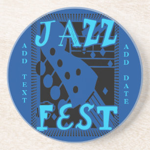 Jazz Fest Skelton Zandsteen Onderzetter