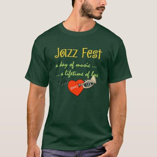 Jazz Fest T-shirt (Voorkant)