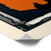 Jazz Fest voegt tekst zwarte tas toe Poster (Hoek)