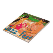 Jazz Fest Women op Blanket Tegeltje (Zijkant)