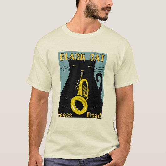 Jazz Festival, Black Cats T-Shirt (Voorkant)