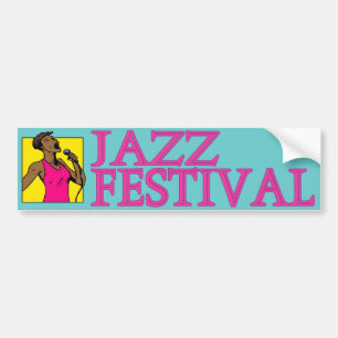 Jazz Festival Singer Bumpersticker