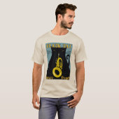 Jazz Festival, Zwarte katten, Brass Band T-shirt (Voorkant volledig)