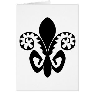 Jazz Fleur de lis (zwart)