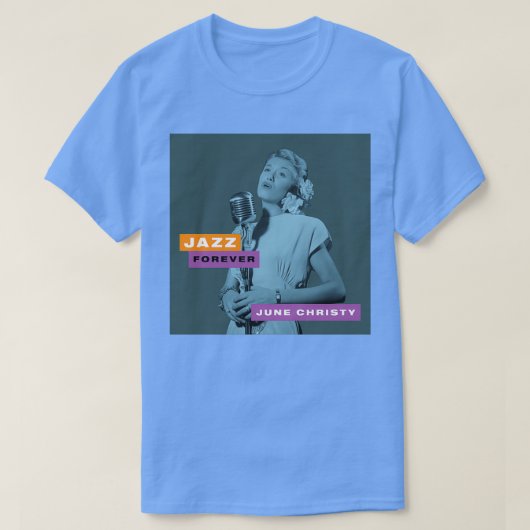 Jazz Forever June Christy T-shirt (Design voorkant)