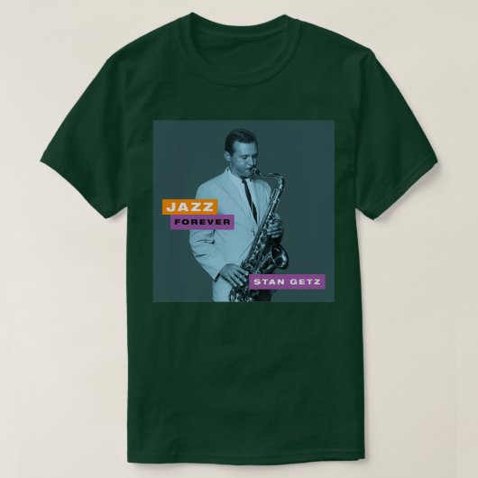 Jazz Forever Stan Getz T-shirt (Design voorkant)