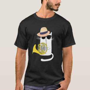 Jazz Funk & Soul  Koele, lieve kat speelt Franse h T-shirt