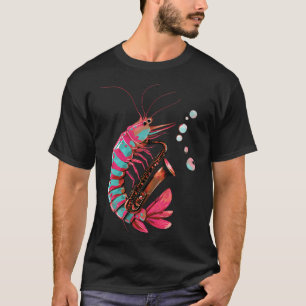 Jazz-garnaal – Onderwater Saxofoon Solo T-shirt