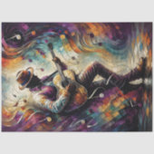 Jazz Gitaar Ritme Decoupage Tissuepapier (Voorkant)