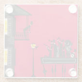 Jazz Glazen Onderzetter (Achterkant)