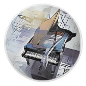 Jazz Grand Piano Keramische Knop (Voorkant)