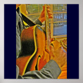 Jazz Guitar Poster (Voorkant)