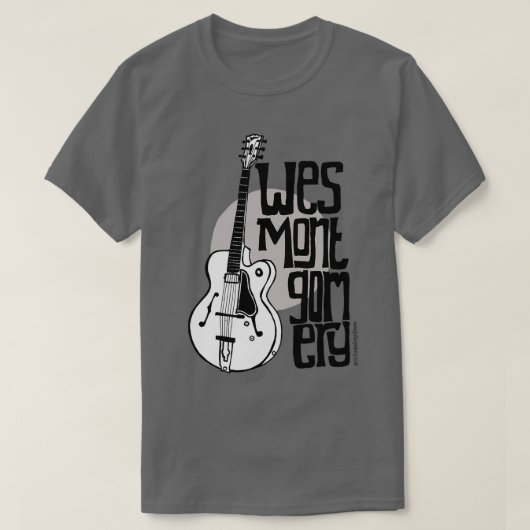 Jazz Guitar Wes Montgomery Music Lover 1 T-shirt (Design voorkant)