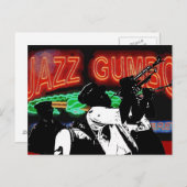 Jazz Gumbo Brass Band Briefkaart (Voorkant / Achterkant)