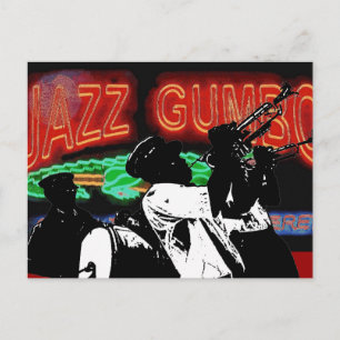 Jazz Gumbo Brass Band Briefkaart