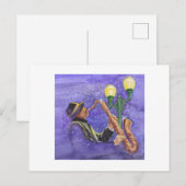 Jazz Guy briefkaart (Voorkant / Achterkant)
