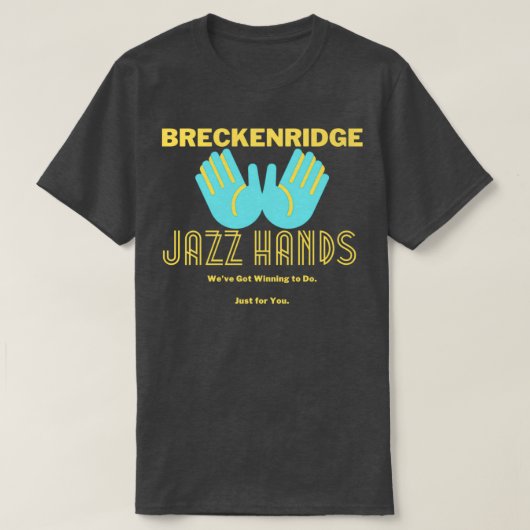 Jazz Hands 1 T-shirt (Design voorkant)