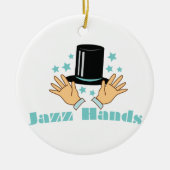 Jazz Hands Keramisch Ornament (Voorkant)