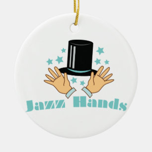 Jazz Hands Keramisch Ornament