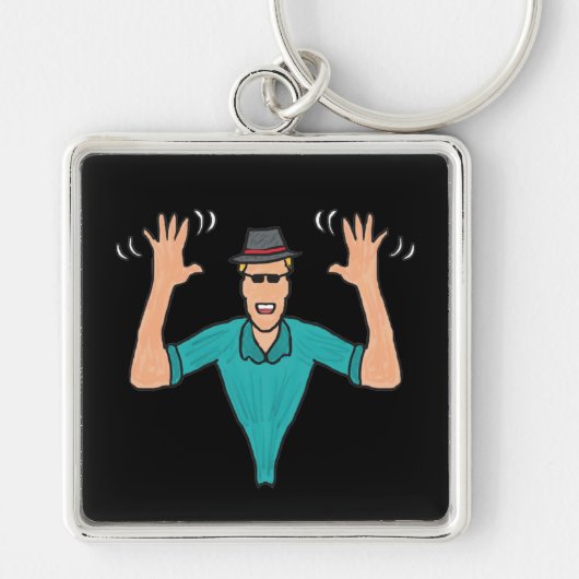 Jazz Hands Sleutelhanger (Voorkant)