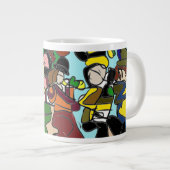 Jazz herfstkoffie grote koffiekop (Voorkant rechts)