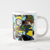 Jazz herfstkoffie grote koffiekop (Rechts)