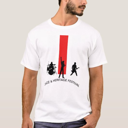 JAZZ & HERITAGE FESTIVAL T-SHIRT 2023 (Voorkant)